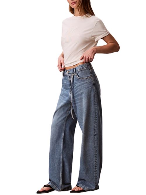 Jeans baggy con cinturino Calvin Klein Jeans | LV047E752G3NS